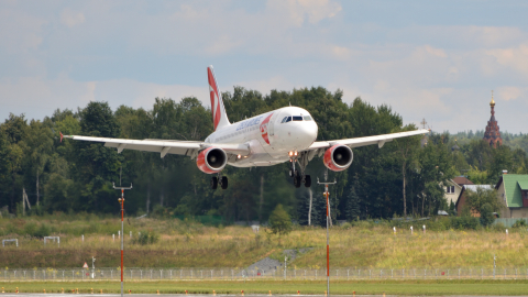 Airbus A319 аэропорт Шереметьево