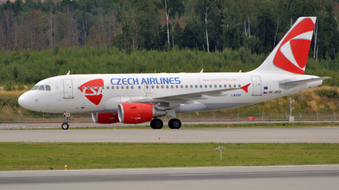 Airbus A319 аэропорт Шереметьево