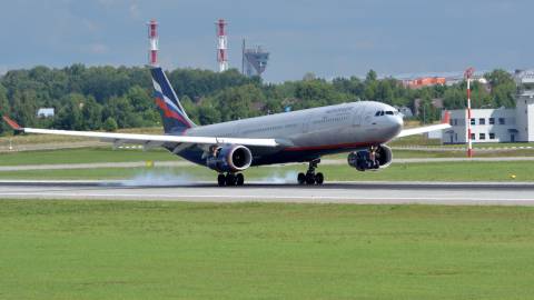 Airbus A330 аэропорт Шереметьево