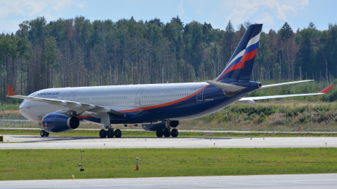 Airbus A330 аэропорт Шереметьево