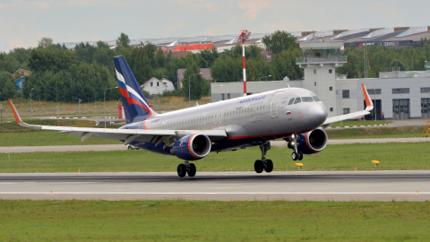 Airbus A320 аэропорт Шереметьево