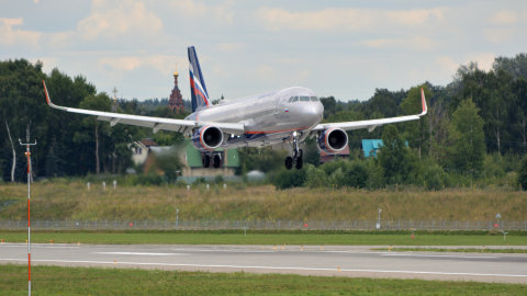 Airbus A320 аэропорт Шереметьево
