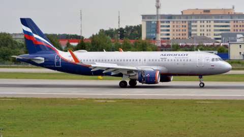Airbus A320 аэропорт Шереметьево