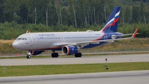 Airbus A320 аэропорт Шереметьево