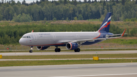 Airbus A321 аэропорт Шереметьево