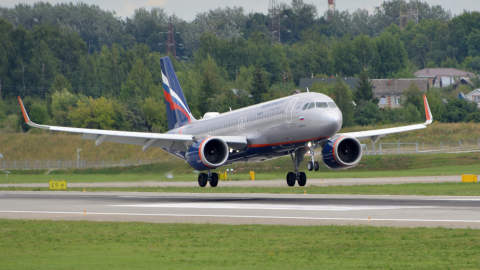 Airbus A320 аэропорт Шереметьево