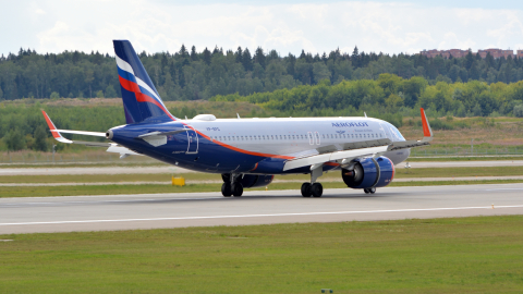 Airbus A320 аэропорт Шереметьево