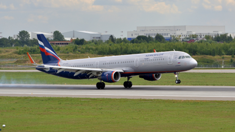 Airbus A321 аэропорт Шереметьево