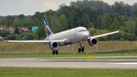 Airbus A320 аэропорт Шереметьево