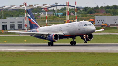 Airbus A320 аэропорт Шереметьево