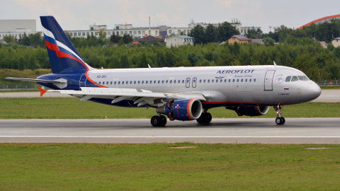 Airbus A320 аэропорт Шереметьево