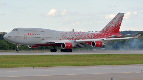 Boeing 747 аэропорт Шереметьево