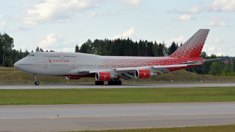 Boeing 747 аэропорт Шереметьево