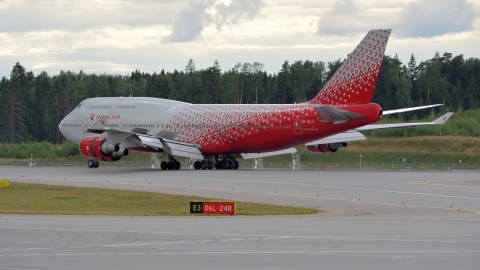 Boeing 747 аэропорт Шереметьево