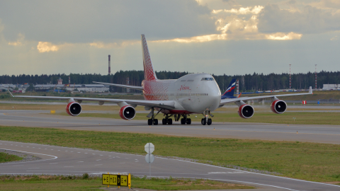 Boeing 747 аэропорт Шереметьево