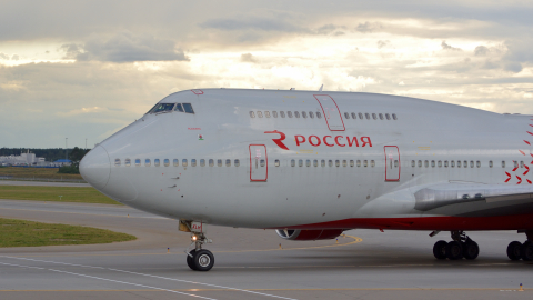 Boeing 747 аэропорт Шереметьево