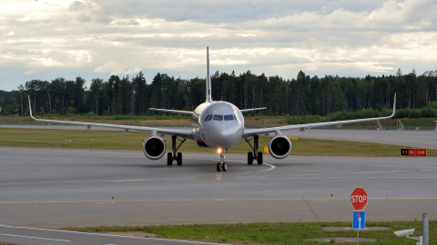 Airbus A321 аэропорт Шереметьево