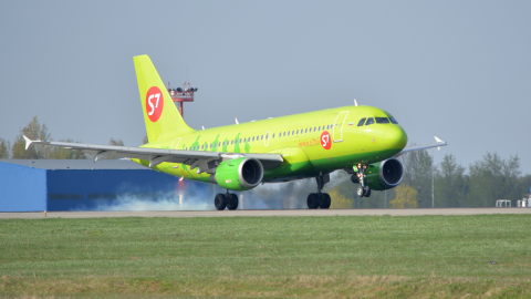 Airbus A319 аэропорт Домодедово