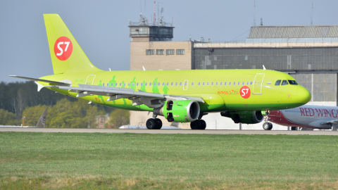 Airbus A319 аэропорт Домодедово