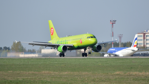 Airbus A319 аэропорт Домодедово