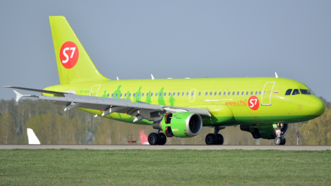 Airbus A319 аэропорт Домодедово