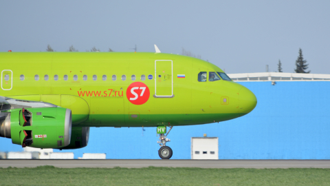 Airbus A319 аэропорт Домодедово