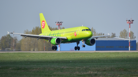 Airbus A319 аэропорт Домодедово