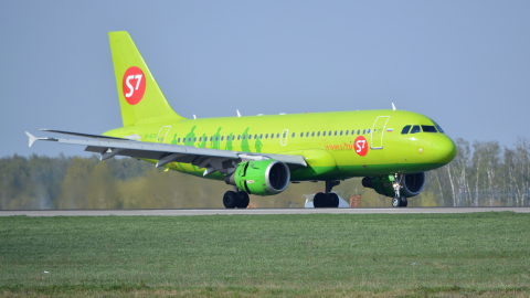 Airbus A319 аэропорт Домодедово