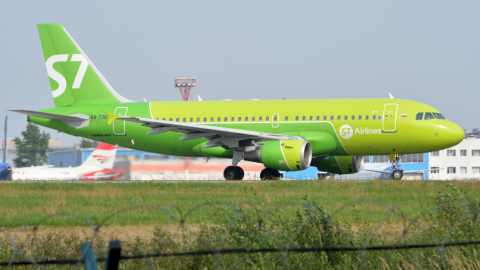 Airbus A319 аэропорт Домодедово
